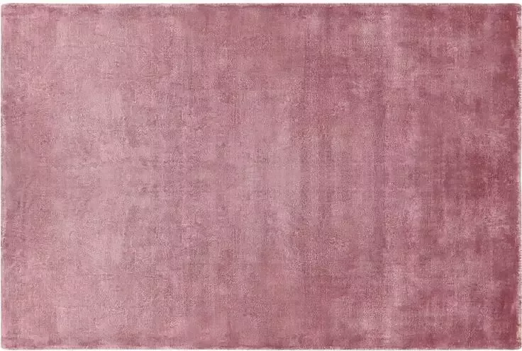 Beliani GESI II Vloerkleed Roze 160 x 230 cm Viscose