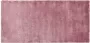 Beliani GESI II Vloerkleed Roze 80 x 150 cm Viscose - Thumbnail 1