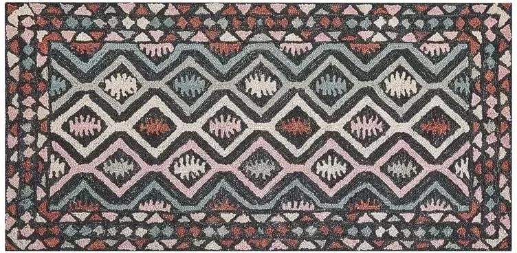 Beliani Vloerkleed wol meerkleurig 80 x 150 cm HAYMANA - Foto 4