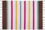 Beliani HISARLI Vloerkleed Multicolor 160 x 230 cm Katoen - Thumbnail 1