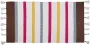 Beliani HISARLI Vloerkleed Multicolor 80 x 150 cm Katoen - Thumbnail 1