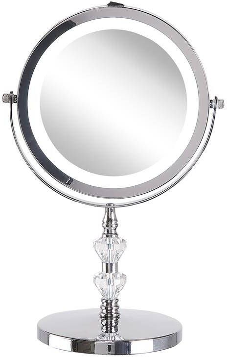 Beliani LAON make-up spiegel Zilver IJzer - Foto 1