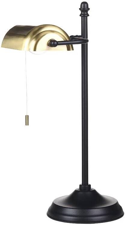 Beliani MARAVAL Tafellamp Goud|Zwart IJzer - Foto 2