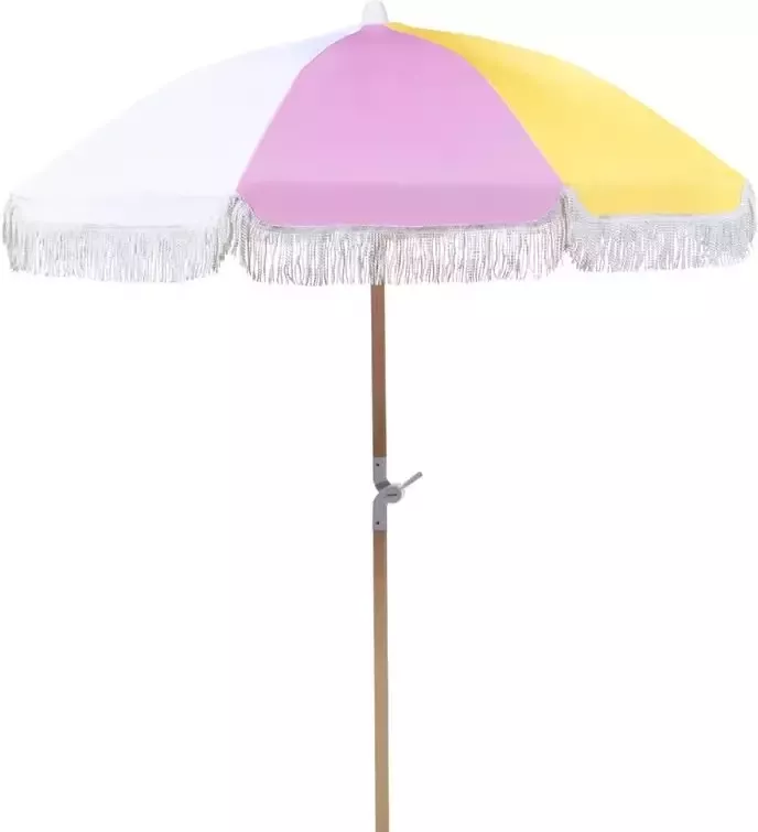 Beliani MONDELLO Parasol Multicolor Polyester