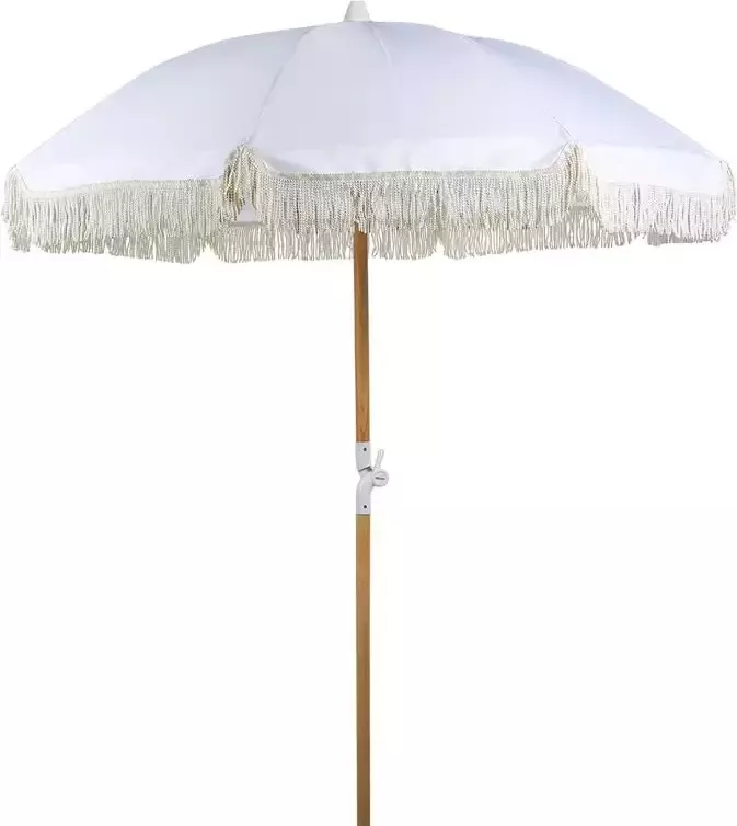 Beliani MONDELLO Parasol Wit Polyester