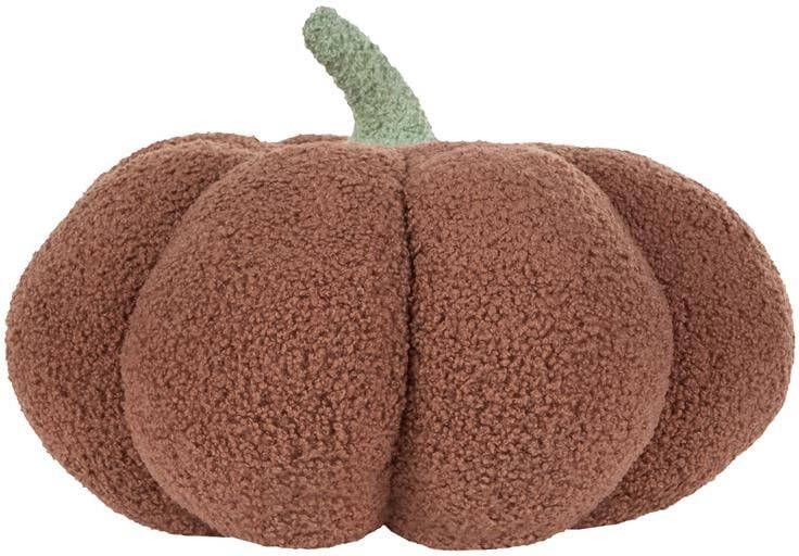 Beliani MUNCHKIN Sierkussen Bruin 35 cm Bouclé