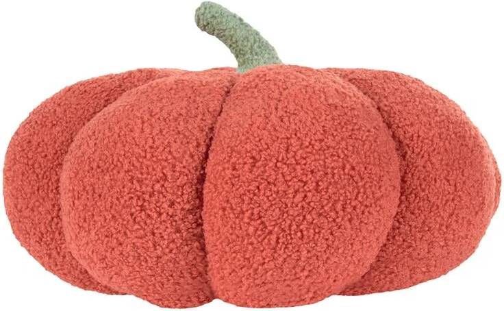 Beliani MUNCHKIN Sierkussen Oranje 35 cm Bouclé