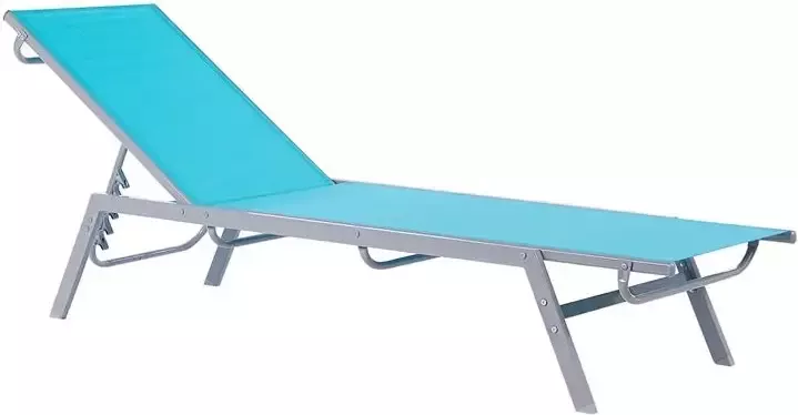 Beliani NOLI Strandstoel Blauw Polyester