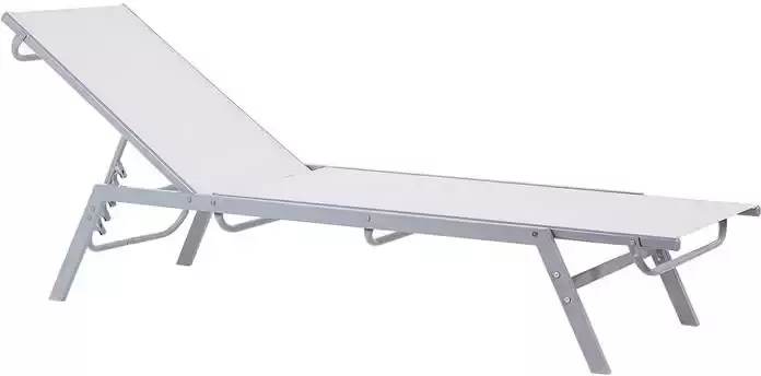 Beliani NOLI Strandstoel Wit Polyester