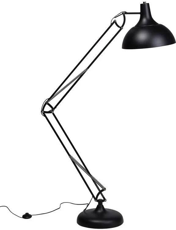 Beliani PARANA Staande lamp Zwart Metaal
