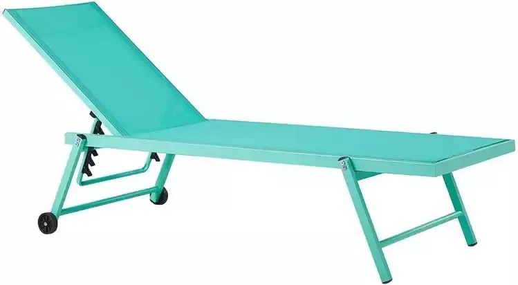 Beliani PORTOFINO Strandstoel Groen Aluminium
