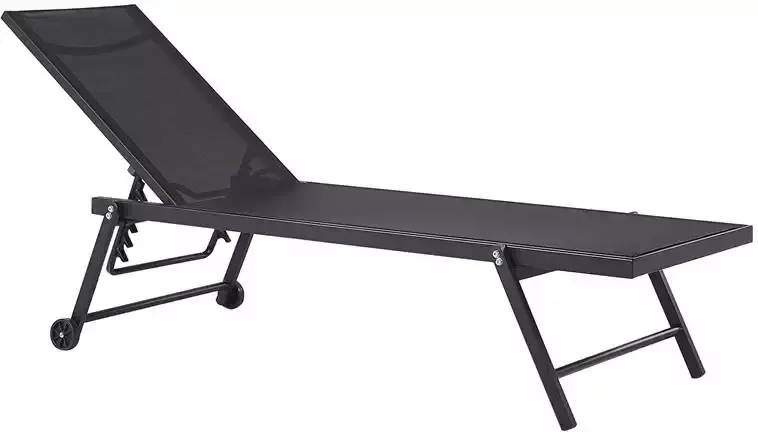 Beliani PORTOFINO Ligbed Zwart