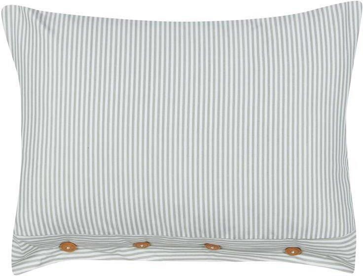 Beliani SEBRINE Sierkussen Groen|Wit 40 x 60 cm Polyester