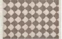 Beliani SINOP Laagpolig vloerkleed Bruin 160 x 230 cm Katoen - Thumbnail 1