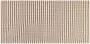 Beliani SOFULU Modern vloerkleed Wit Bruin 80 x 150 cm Katoen - Thumbnail 1