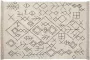 Beliani SOMEK Laagpolig vloerkleed Beige 160 x 230 cm Katoen - Thumbnail 1