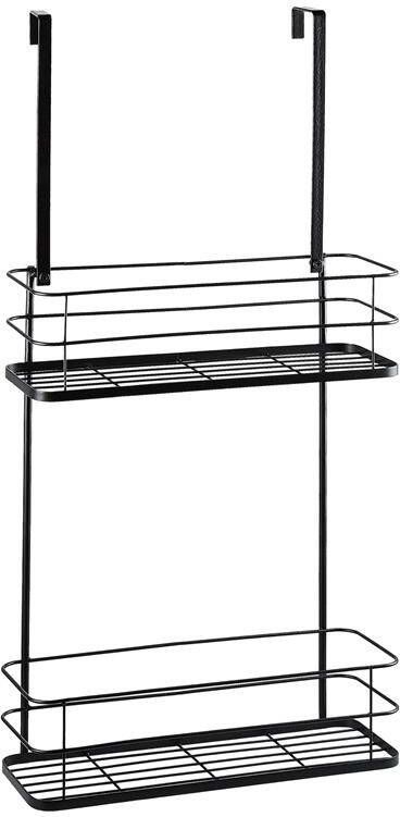 Beliani TAYASU Badkamer plank Zwart IJzer