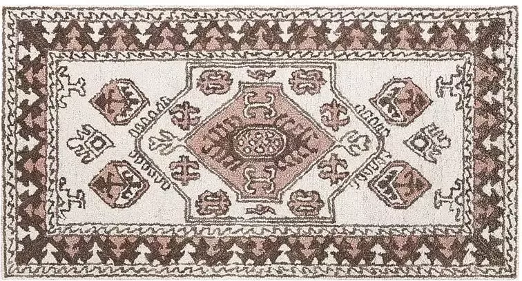 Beliani Vloerkleed wol meerkleurig 80 x 150 cm TOMARZA - Foto 3