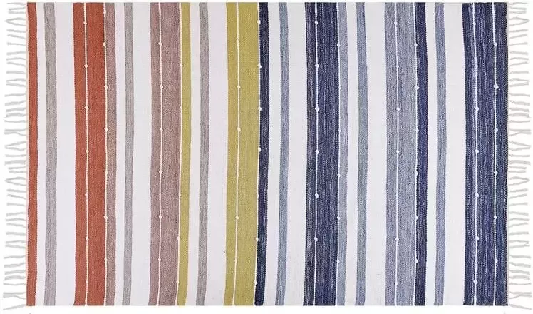 Beliani TOZAKLI Modern vloerkleed Multicolor 140 x 200 cm Polyester