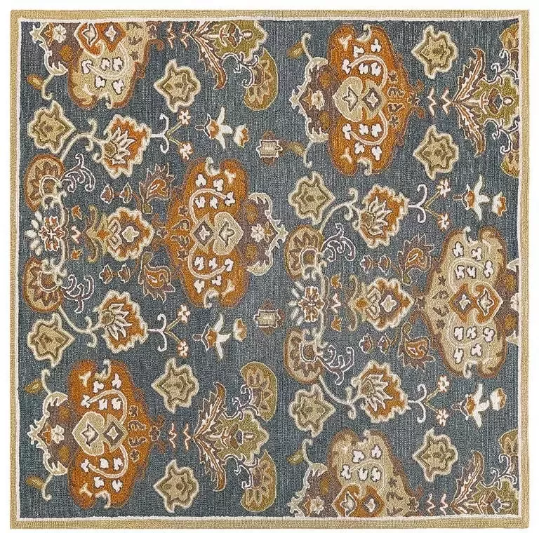 Beliani Vloerkleed vintage meerkleurig 200 x 200 cm UMURLU - Foto 3