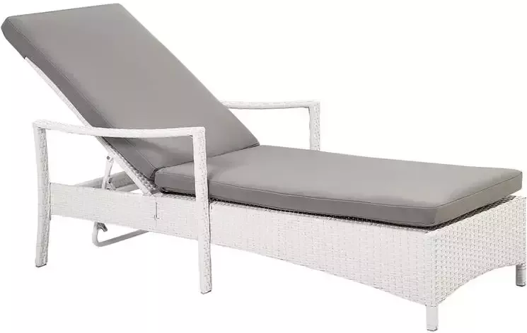 Beliani VASTO Strandstoel Wit PE rotan