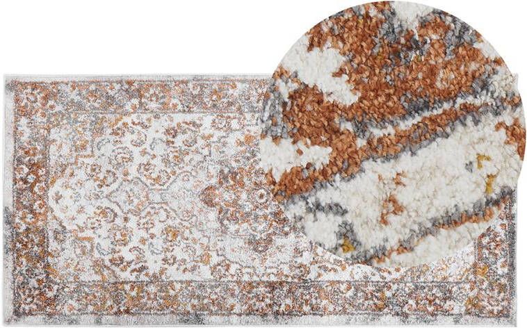 Beliani -VAYK-Vloerkleed vintage-Beige-80 x 150 cm-Polypropyleen - Foto 2