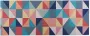 Beliani VILLUKURI Laagpolig vloerkleed Multicolor 80x200 cm Polyester - Thumbnail 1