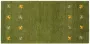 Beliani YULAFI Modern vloerkleed Groen 80 x 150 cm Wol - Thumbnail 1