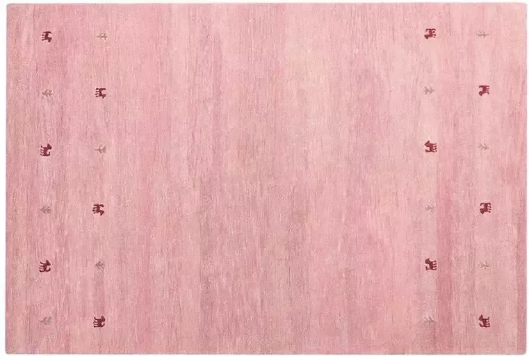 Beliani YULAFI Modern vloerkleed Roze 200 x 300 cm Wol