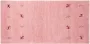 Beliani YULAFI Modern vloerkleed Roze 80 x 150 cm Wol - Thumbnail 1