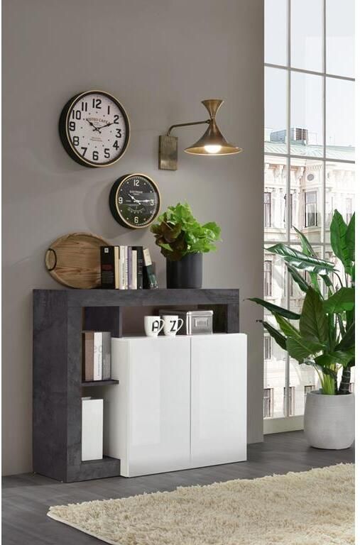 Benvenuto Design Hamburg Dressoir 2 deurs Wit | Oxid