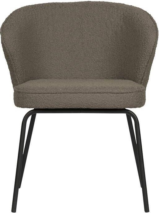 WOOOD Eetkamerstoel ADMITS Gestoffeerde stoel met 4-poots frame gepolsterd H 77 cm x B 60 cm (set 2 stuks) - Foto 3