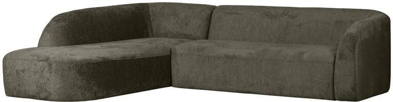 BePureHome Sloping Hoekbank Links Velvet Frost