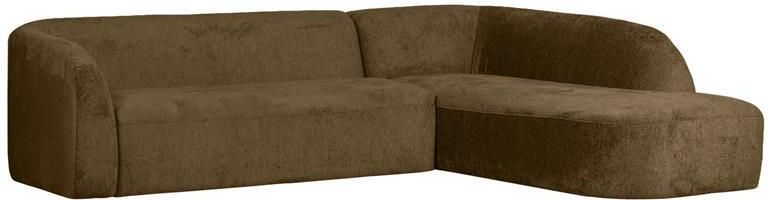 BePureHome Sloping Hoekbank Rechts Velvet Brass