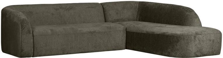 BePureHome Sloping Hoekbank Rechts Velvet Frost