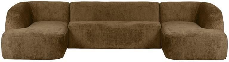 BePureHome Sloping U-Bank Velvet Brass