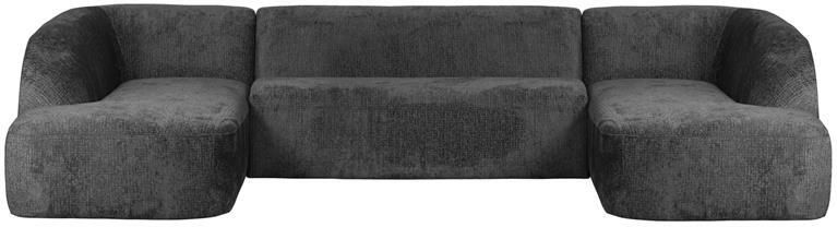 BePureHome Sloping U-Bank Velvet Mountain