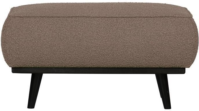 BePureHome Statement Hocker Bouclé Nougat
