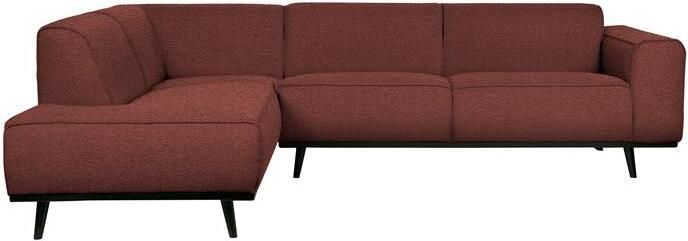 BePureHome Statement Hoekbank Links Bouclé Chestnut