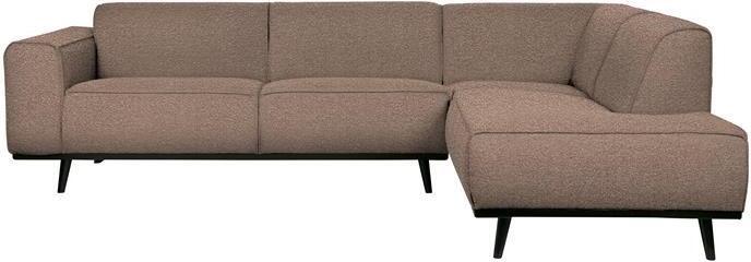BePureHome Statement Hoekbank Rechts Bouclé Nougat