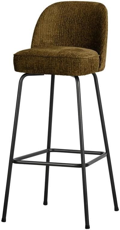 BePureHome Vogue Barkruk H 103 cm Polyester Brass