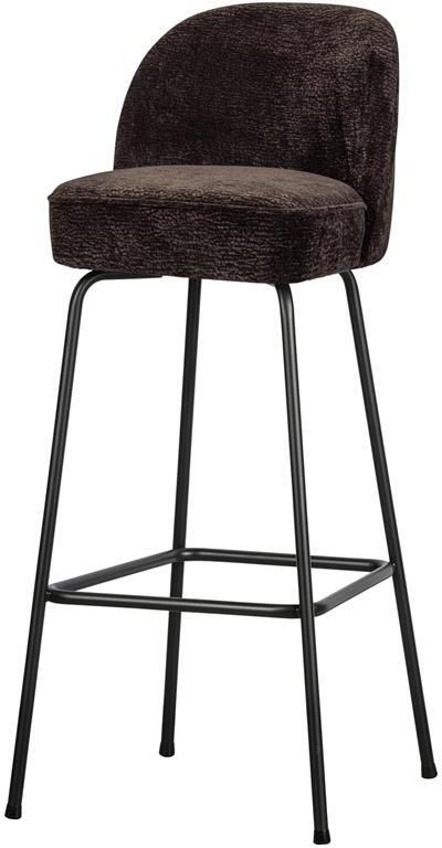 BePureHome Vogue Barkruk H 103 cm Polyester Dark Brown