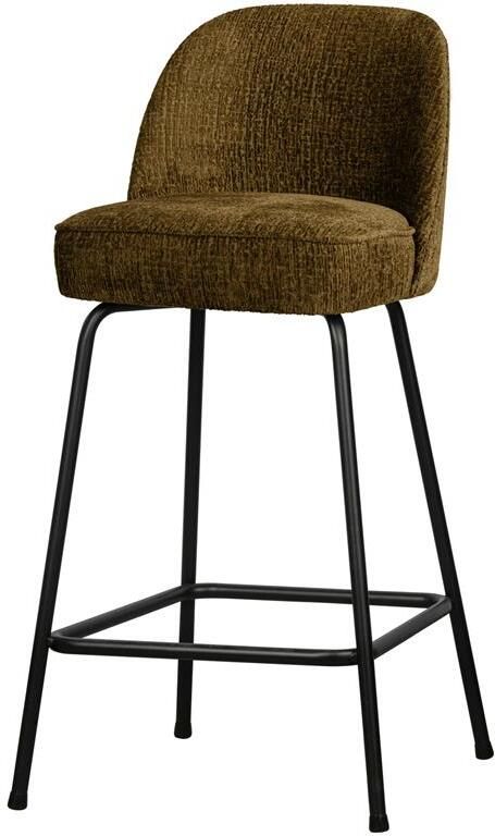 BePureHome Vogue Barkruk H 89 cm Polyester Brass
