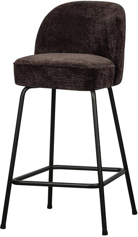 BePureHome Vogue Barkruk H 89 cm Polyester Dark Brown