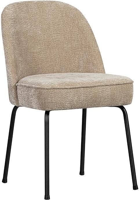 WOOOD BePureHome Vogue Eetkamerstoel 3D Chenille Zand 83x50x57 cm - Foto 3