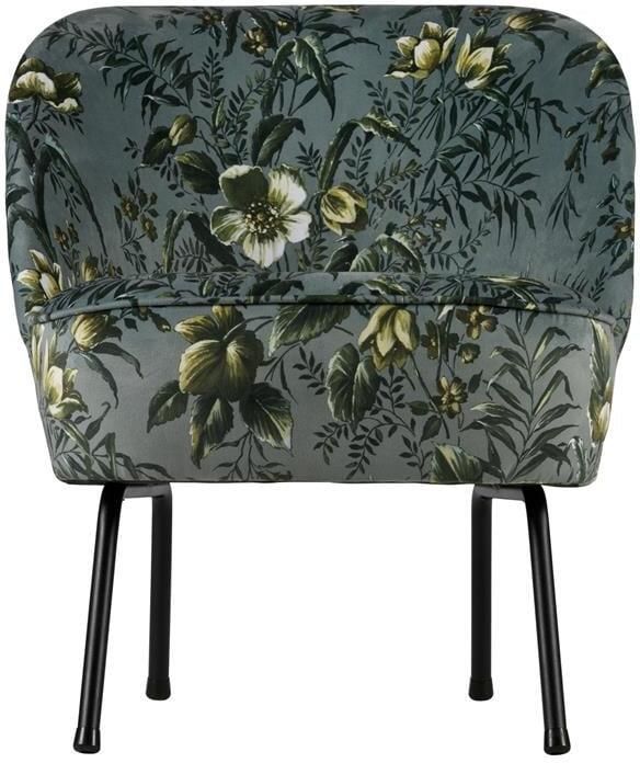 BePureHome Vogue Fauteuil Velvet Poppy Grijs 69x57x70 - Foto 5