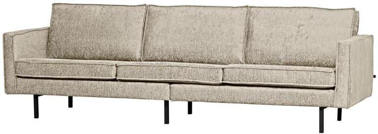 BePureHome WOOOD Bank 3-Zits Rodeo Velvet Wheatfield 85x277x86