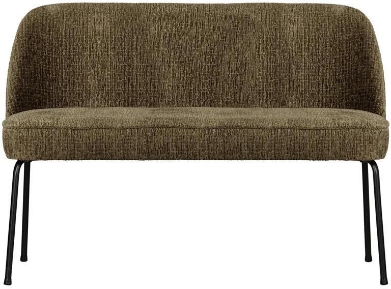 BePureHome WOOOD Eetbank Vogue Structure Velvet Bonsai 83x120x59