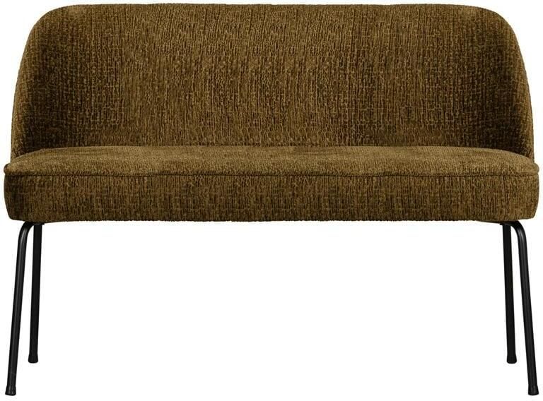 BePureHome WOOOD Eetbank Vogue Structure Velvet Brass 83x120x59