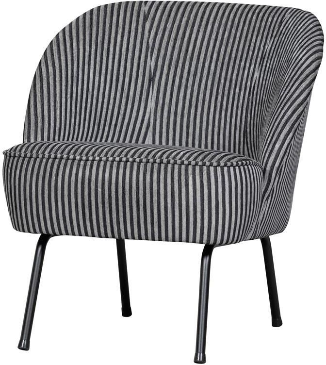 BePureHome WOOOD fauteuil 3D Vogue Streep Midden Bruin